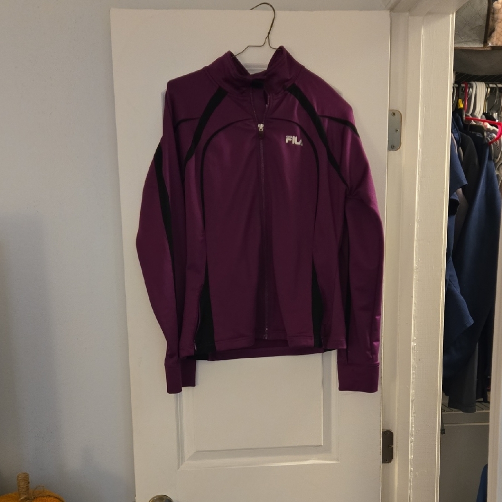 Fila Purple and Black Track Jacket